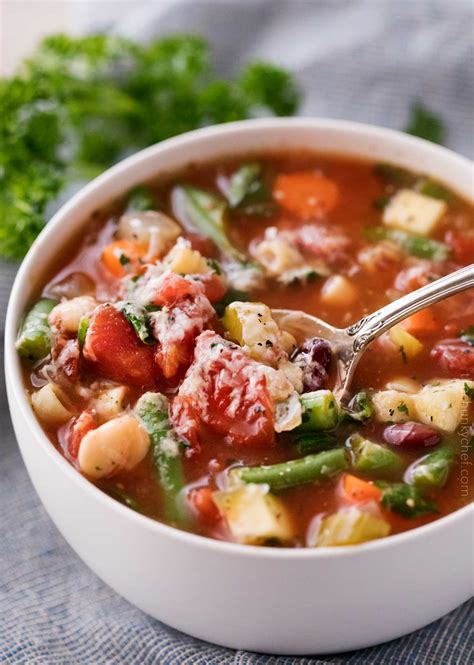 Hearty Slow Cooker Minestrone Soup The Chunky Chef