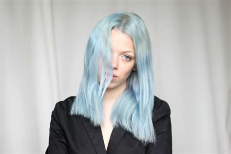 Aesthetic Ulzzang Girl Blue Hair Largest Wallpaper Portal