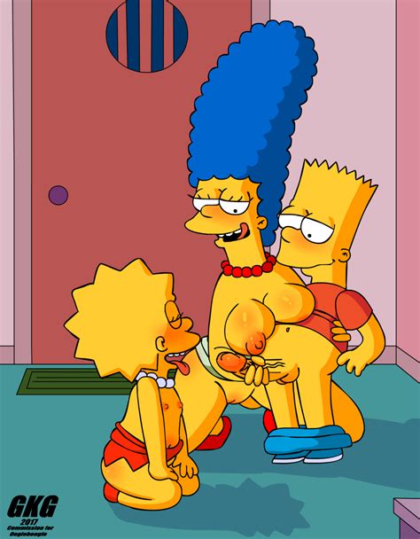 Bart Simpson Doing Marge