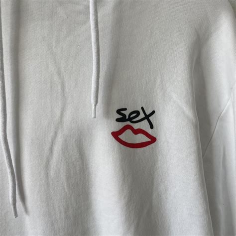 goodbyebread sex hoodie worn once on the thin depop