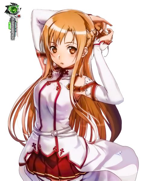 Sword Art Online Asuna Yuuki Mega Cute Abec Sao Skin Render Ors Anime