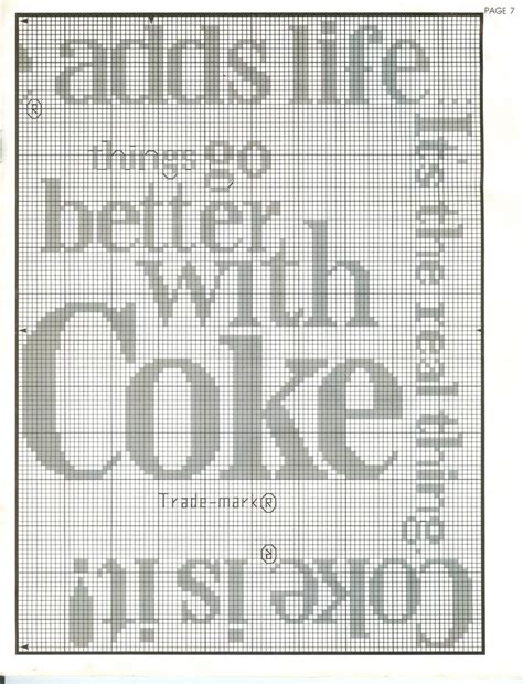 Pin by christy sprouse on horse grooming health tips. 81 best Crafts - Coca - Cola cross stitch images on ...