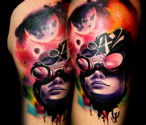 Other tattoos you might like. Space Girl tattoo by Lehel Nyeste | No. 1009
