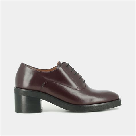 Maybe you would like to learn more about one of these? Derbies à talon Jonak en cuir polido bordeaux