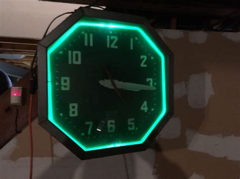 1930s Neon Clock By Say It In Neon Obnoxious Antiques