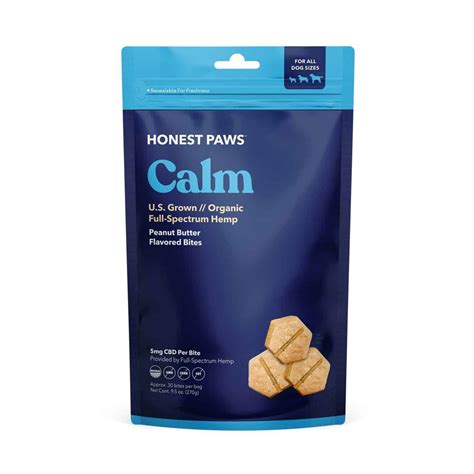 Roasted Peanut Butter Calming Bites Cbd Dog Treats