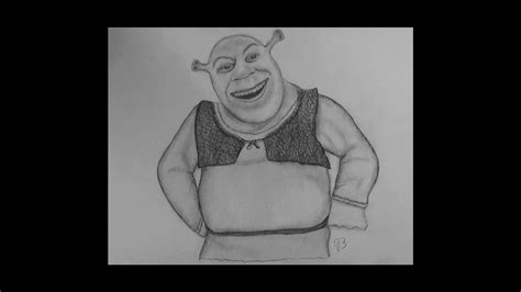 How To Draw Shrek Step By Step Easy Youtube