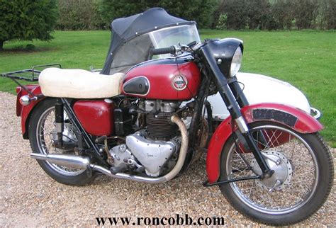1958 Ariel Fh Huntmaster 650cc Motorcycle Combination