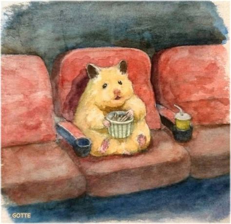 Japanese Artist Depicts The Typical Life Of His Hamster Hashtag3r