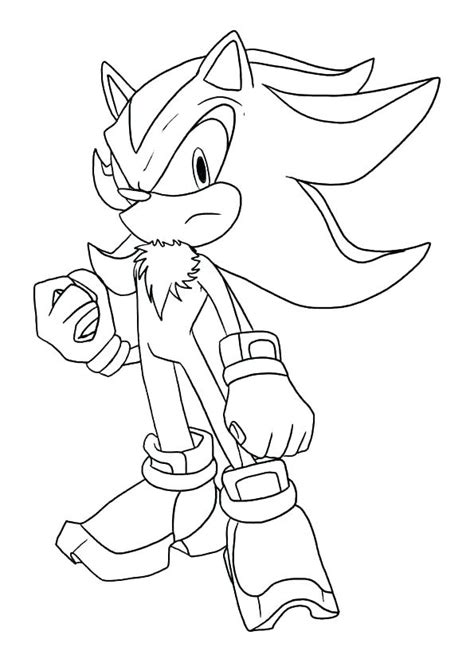 Sonic the hedgehog, trademarked sonic the hedgehog, is a blue anthropomorphic hedgehog and the main protagonist of the series. Sonic And Shadow Coloring Pages at GetColorings.com | Free ...
