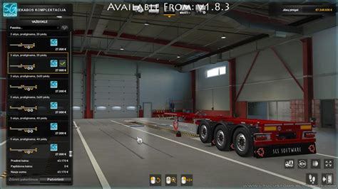 Ets2 Scs Trailer Tuning Pack V1831 139x Euro Truck Simulator