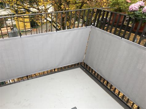 Balkon Sichtschutz Meterware Mit Ösen