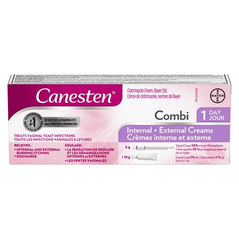 1 Day Combi Creams For Yeast Infection Canesten Canada