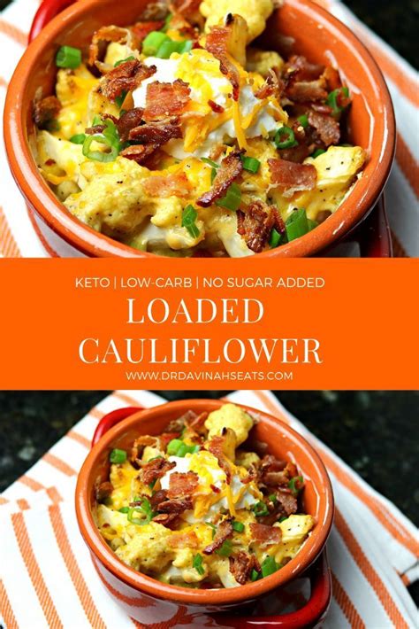 Keto, low carb, gluten free recipes for refined palates. Loaded Cauliflower | Recipe (With images) | Keto side dishes, Recipes, Low carb side dishes