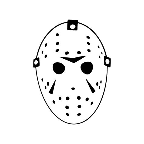 Jason Voorhees Friday The 13th Digital Cut File Scary Movie Halloween