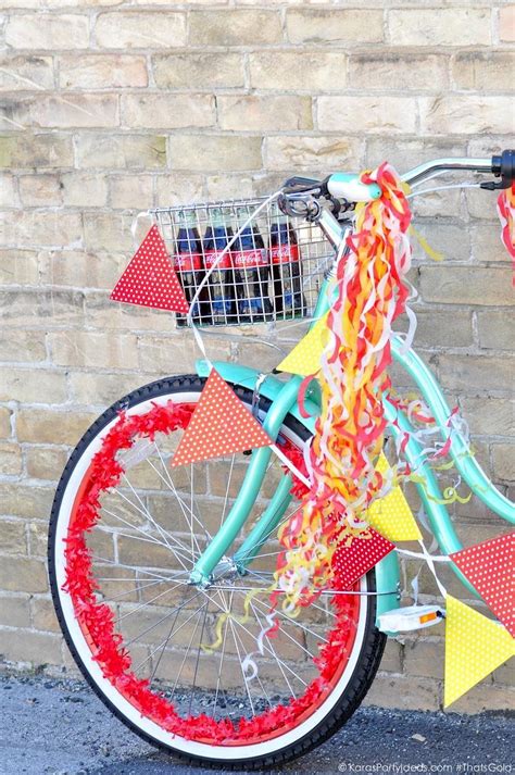Prominent & leading manufacturer from moradabad, we offer decoration decoration bicycle. Kara's Party Ideas Summer Bike Parade + $385 Coca Cola # ...