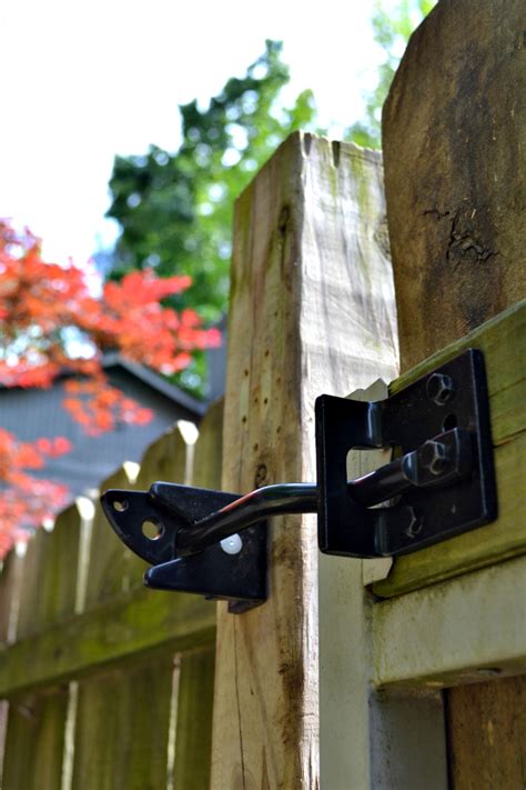 How to install a garden gate tips and tricks. How to Install a Self-Adjusting Gate Latch • Ugly Duckling ...