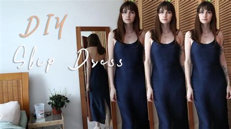 High summer is finally upon us and with that means scorching temperatures, which in turn means it's time to break out bare. DIY Silk Slip Dress | Midi Dress Sewing Tutorial - YouTube