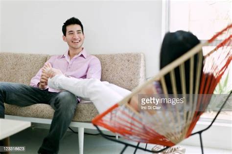 Couple Feet Touching Photos Et Images De Collection Getty Images