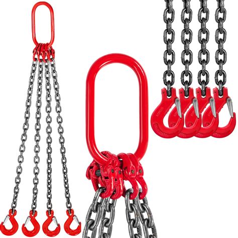 Buy Mophorn 4 Legs Chain Sling With Sling Hook G80 8mm X 1m Lifting