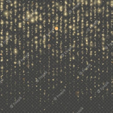 Premium Vector Gold Particles Lines Rain Sparkling Of Shimmering
