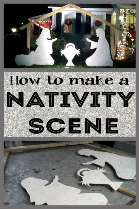 Things that you will need:drill, miter saw, nailgun, (2) 2 in bolts with butterfly nuts, (4) large fence henges, (2) small fence hinges, screwdriver. DIY: How to make an outdoor Nativity Scene. And It only costs $52! | Christmas | Pinterest ...