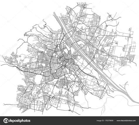City Map Of Vienna Austria Stock Photo By ©tish11 176379808