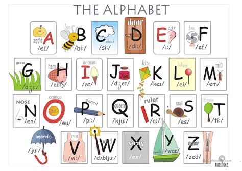 Alphabet English Esl Worksheets For Distance Learning And Physical
