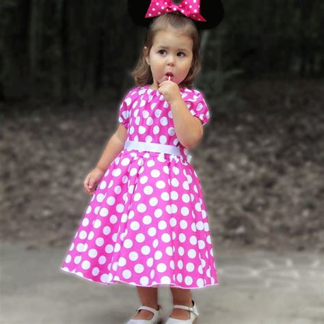 Pink And White Polka Dot Girls Dress Lucky Skunks Baby Toddler Clothes