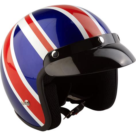 See and discover other items: Viper RS-04 Union Jack Open Face Motorcycle Helmet - Open ...