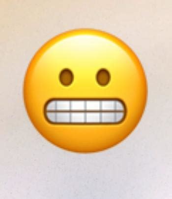It is obvious that most often, it serves as a synonym for indifferentness and being completely uninterested in some subject, person, or event — in this sense. The 😬 emoji is the best emoji—long live the grimacing ...