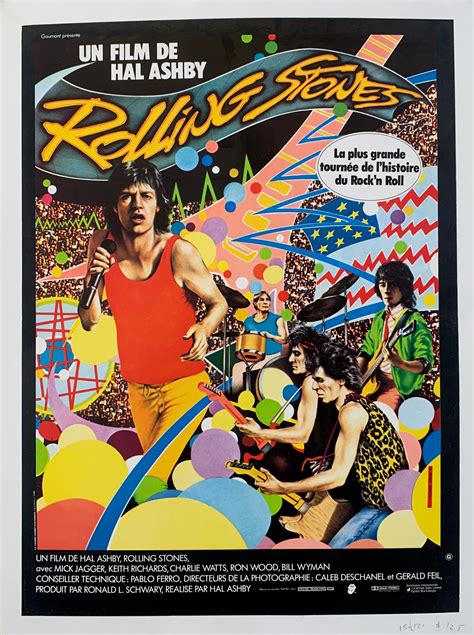 Fälschung Ausländer Schlagloch Tour Poster Rolling Stones Fragment