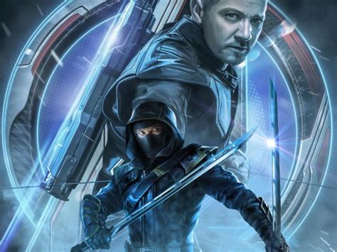 Black widow star indicates yelena's phase four role depends on fan reaction. Download 1360x768 Avengers Endgame Ronin Hawkeye Poster ...