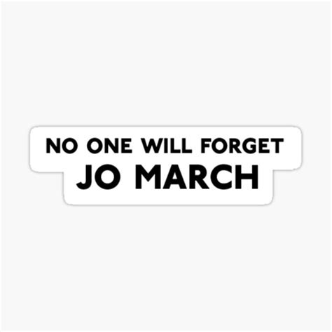 Jo March Little Women Quote Sticker For Sale By Matildecf Redbubble