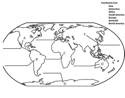 Mapa Mundo Para Colorear Colorea Tus Dibujos