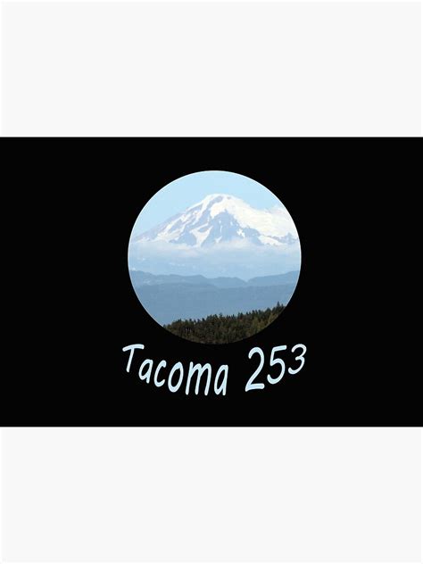 Tacoma Washington Area Code 253 Mountain Mask For Sale By Nancymerkle