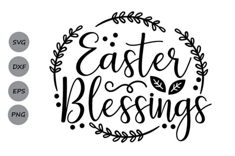 Easter Blessings Svg Easter Svg Christian Easter Svg Christian Svg