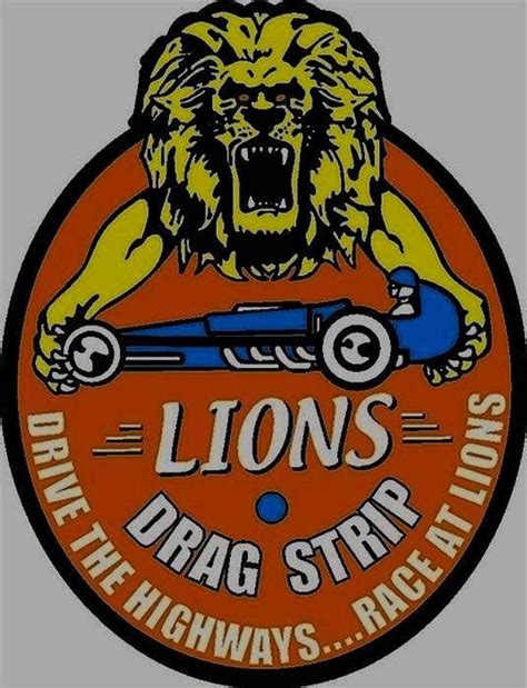 Lions Dragstrip Heavy Metal Sign Cabin Home Garage Shop Etsy