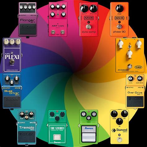 Pedal Design 101 The Boss Colour Chart And 40 Shades Of Tone