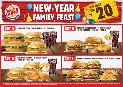 We have the menu prices for each burger king item, including the whopper, croisan'wich, and even the big king. Burger King Malaysia - Menu, Prices, Restaurant Reviews | Facebook