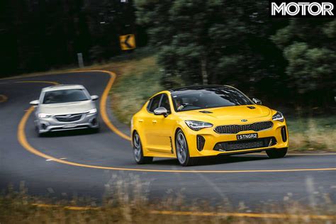 2018 Kia Stinger Gt Vs Holden Zb Commodore Vxr Performance Comparison