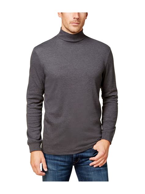 Adult Mock Turtleneck Long Sleeve T Shirt100 Cottonsize S To 3xl