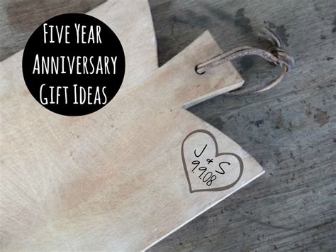 The special guy in your life is sure to be a. Polkadot Fluff: Five Year Anniversary gift ideas