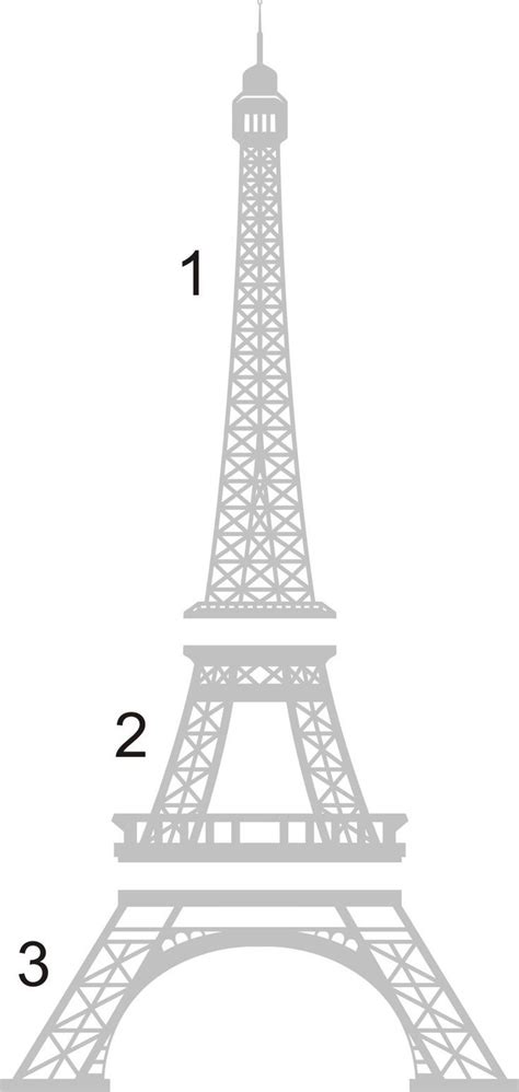 Printable Eiffel Tower Template 3d Sallesvaletudofight