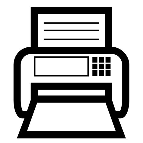 Fax Machine Icon For Email Signature