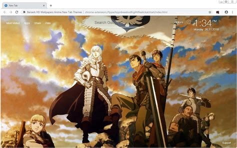 Do not link to, request, or recommend. Berserk HD Wallpapers Anime New Tab Themes | HD Wallpapers ...