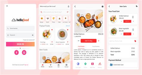 Flutter Food Delivery App Ui The Food Ordering And