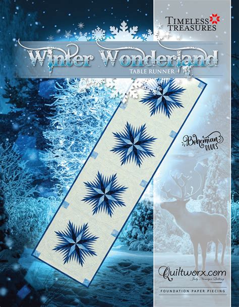 Winter Wonderland Snow Flakes Quilting Books Patterns And Notions