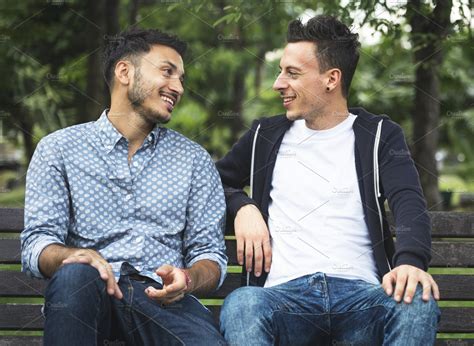 Happy Gay Couple High Quality People Images ~ Creative Market