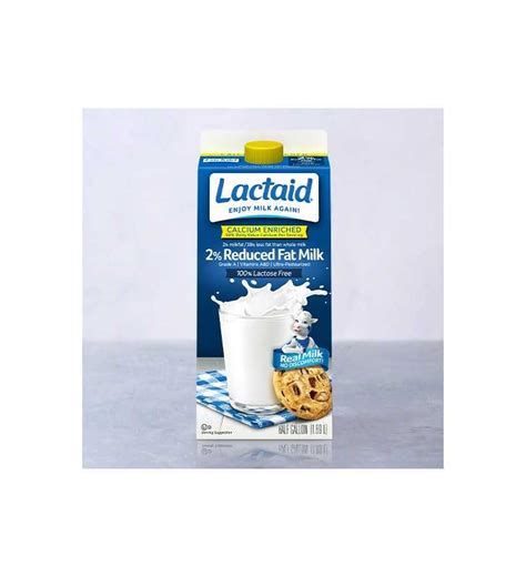 Lactaid 2 Reduced Fat Milk Calcium Enriched California